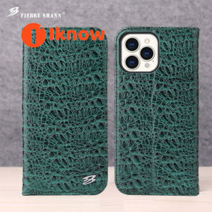 Tôi Biết áp dụng Apple 14Promax vỏ điện thoại 15 Pro Trọn Gói chống Đấu Vật da bò iPhone 13 lật Ốp da điện thoại