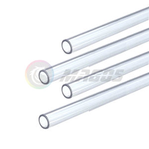 PC Water Cooling Pipe PETG Acrylic Hard Tube Transparent Rigid Tubing OD 12mm 14mm 16mm 50CM Clear/Frosted 4Pcs/Lot