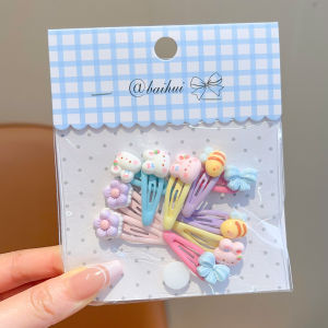 Cartoon Small Hair Clips for Kids Variety Set