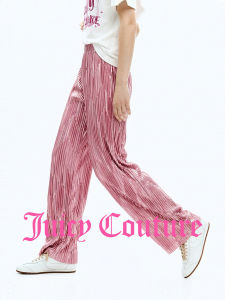 Juicy Couture | New Pink Dopamine Pleated Wide Leg Trousers