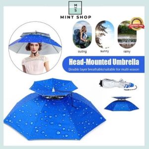Umbrella Hat Head Umbrella for adults Foldable Golf Fishing Camping Headwear Head Cap umbrella