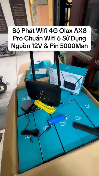 Bộ Phát Wifi 4G OLax Tốc Độ 300Mbps Hỗ Trợ 32 User Dễ Dàng Kết Nối Sử ...