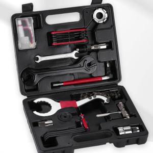 Universal Bicycle Repair Tool Combination Set Mountain Bike Road Bike Repair Car Repair Spoke Wrench Chain Set Flywheel Center Shaft Disassembly Set Multi-Functional Multi-Purpose Set Combination Car Repair Tools Tool Set to Meet Daily Maintenan...