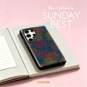 Autumn Leaves Fall For Samsung Galaxy S26 S25 S24 A56 A36 Dual Layer Luxury Fashion Full Lens Protective phone Cover CaseChic