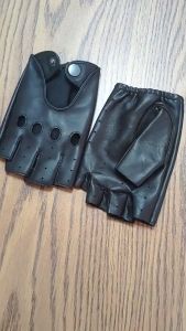 Sarung Tangan Kulit Asli Pria Musim Semi Mengemudi 100% Kulit Domba