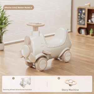 KIUMO | Baby Gift 2-in-1 Rocking Horse & Ride-On Car