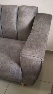 Percuma 1 Bangku Velvet Grey / Brown / Blue Sofa Baldu 3 Seater / 2+3 Seater Model 3933