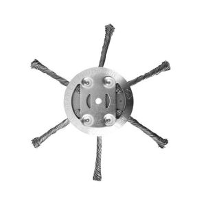 6 นิ้วเครื่องตัดแปรงลวดเหล็กTrimmer Head Weed Eater Headวัชพืชเครื่องตัดใบมีดสําหรับMoss Grassสนิม