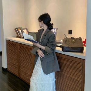 Korean Fashion Elegant Suit Outfit