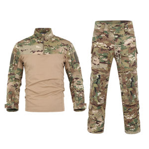 Sinairsoft chiến thuật Gen2 Camo dài tay Bộ Áo Phông ngoài trời bdu Bộ thể thao G2 huấn luyện chiến đấu phù hợp với