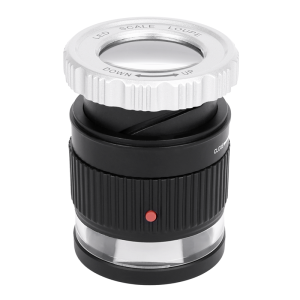 Binyun 30 Times Magnifying Glass High Magnification 1000 with Scale Cloth Mirror Handheld Portable with Light 60 Jewelry Antique Silver Dollar Stamp Calligraphy and Painting Tobacco Wine Purple Sand Pot Identification Special Fake Currency Detection Tea 5