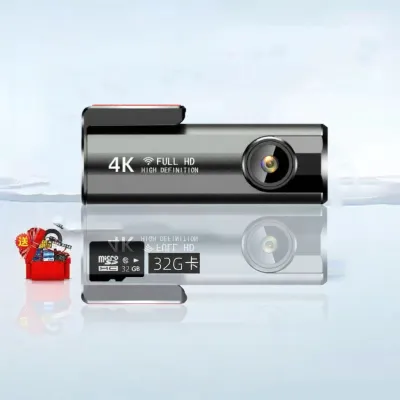 LINGJING | 4K Ultra HD 360 Rotation Dual Lens Dashcam