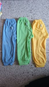 6 pcs celana panjang bayi moti pampers polos kain katun tc