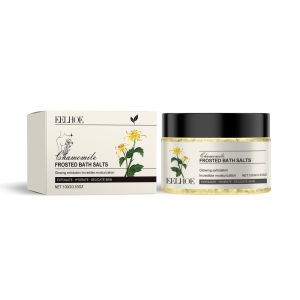EELHOE Vitamin E Body Scrub Exfoliating Smooth Skin Rejuvenation Hydrated Body Cleansing Remove Dead Skin Nourishing Frosted Bath Salts Rose Bath Salts Deep Cleansing Pores Exfoliating Long Lasting Fragrance Shower Relax Stress Relief Aromatherapy Body