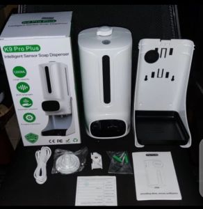 Thermometer Stand 2 in 1 Hansanitiser Sensor Soap Dispenser 1200ml K9 PRO PLUS