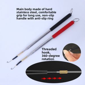 ZHENMIAO | Telescopic Eel Fishing Hook Hard Tube