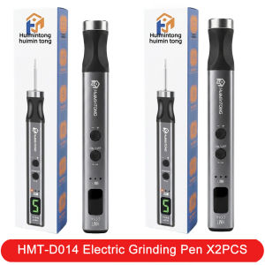 ANSIKI HMT-D014 Electric Polishing Pen 7Pcs Diamond Grinding Heads for IC Chip Grinding PCB Cutting Phone Repair Tools