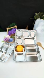 ถาดหลุมสี่เหลี่ยม มีฝาครอบ สแตนเลส 304