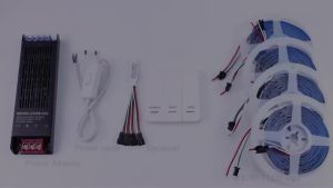 Bộ Chuyển Đổi Nguồn Điện Biến Áp LED 12V 24V DC Sang AC 110V 220V Chuyển Đổi Nguồn Điện 60W 150W 250W Cho Đèn LED