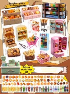Miniature Refrigerator Model Toy