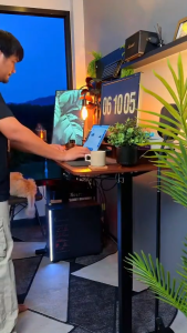 Meja Kerja Elektrik Meja Belajar Meja Komputer Meja Kantor Gaming Adjustable Standing Desk