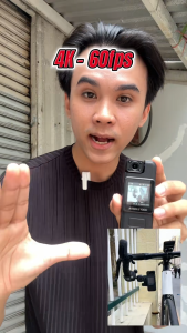 Camera quay phim không dây 4K-60FPS sắc nét - Camera hành trình xe đạpxe máy ô tô có màng hình HD quan sát góc 180 độ
