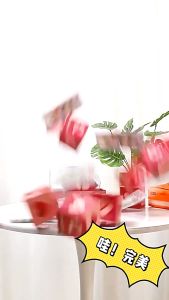 Surprise Jumping Bounce Box Birthday Creative Gift Box Folding Bouncing Red Envelope Gift for Girlfriend Husband Wife