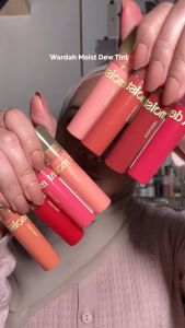 WARDAH MOIST DEW TINT LIPTINT LIP CREAM GLOSSY LIP GLOSS PELEMBAB BIBIR LIPCARE