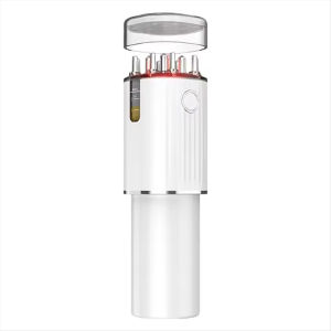 3-in-1 Vibrating Hair Oil Applicator & Scalp Massager Red Lights with 70Ml Storage Hair Treatment Growth Applicator