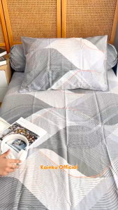 Sprei Jepang 200x200 tinggi 30cm Super King size Katun asli Adem Anti geser Motif Bunga Minimalis