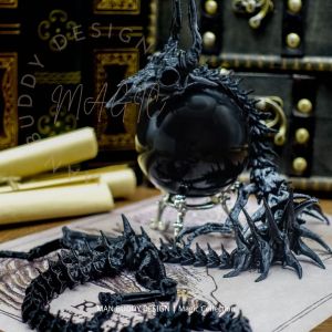 Đồ Trang Trí Ma Thuật Harry Potter Pha Lê Quả Trứng Rồng Trang Trí Cảnh Quay Chụp Ảnh Phòng Tối Đồ Trang Trí Bàn Làm Việc Hình Con Rồng