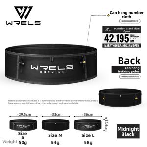 WRELS | Lightweight Invisible Running Waist Bag for Outdoor Marathon Multi-functional Phone Bag