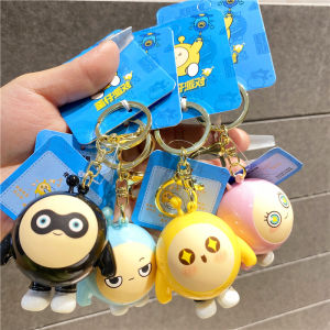Party Speaking Doll Keychain Small Pendant Couple Gift Backpack Decoration Mobile Phone Chain Womens Egg Boy Creative Gift