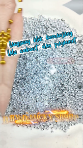 mutiara metalik beads biasa manik mote ukuran 3mm per 15 gram