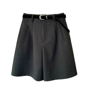 PIAOYA | High Waist Pleated Slimming Trousers For Petite Women