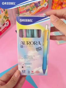GREEBEL PULPEN GEL / Gel Pen Aurora GP-511 0.5 Hitam (12PCS/SET)