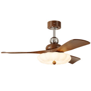 HUIPU ZHAOMING | Retro Style Integrated Fan Light Large Airflow