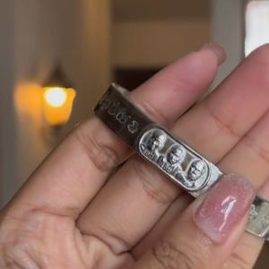 Ponprom กำไลหลวงพ่อ รวย เงิน สด เนื้อสแตนเลสแท้ 100% ขนาด เส้นผ่านศูนย์กลาง 6 cm กำไล รวย เงิน สด หลวงพ่อ อาจารย์