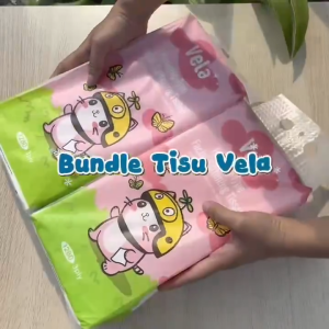 BUY 2 GET 2 Vela Tissue PINK + CAPYBARA 4020 Sheets 3 Ply Tisu Wajah Halus Tisu Murah Gratis Ongkir