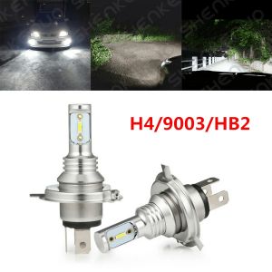 2Pcs Super Bright H4 9003 HB2 Led Bulb Car Headlight Motorcycle Auto Fog Lamps Light 12v 24V 80W