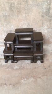 KODANG  โต๊ะหมู่บูชาไม้สัก หมู่ 7 หน้า 4 (เฉพาะตัวลูก) สีโอ๊ค กว้าง 30 ซม. ยาว 40 ซม. สูง 26 ซม.