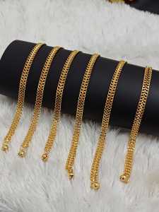 Bundara Acc-003 Sz 17cm Gelang tangan titanium motif tikar 24K