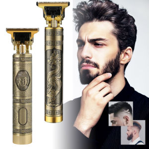 Professional Trimmer for Men Hair Clipper Beard Rechargeable Electric Razor Shaver Machine Cut Haircut Cordless USB Rechargeable Baldheaded Beard Trimmer For Men