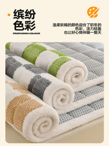2025 New Bean Fluff Thickened Cotton Mattress Home Bedroom Bedding Autumn Winter Dormitory Single Blanket Pad Non-Waterproof