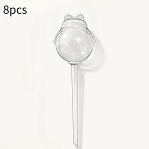 8Pcs Automatic Plant Watering Ball Plastic Frog Shape Plant Device Garden Indoor Flowers Water Cans Self Drip Irrigation Tool