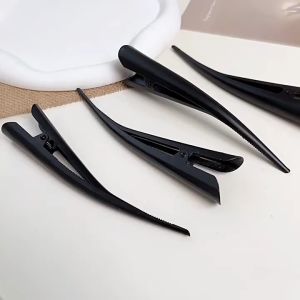 Large Metal Hair Clips Hollow Flower Duckbill Hair Clamps Hair Accessories Duck Teeth Bows Hairgrips