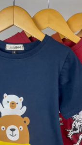 Setelan Anak Cowok Oman LittleBee Mix Warna Size 1-5 Thn