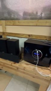 แอมป์ขยายเสียง AJ โฮมเธียเตอร์ พรเอกตัวจริงช่องเสียบลำโพง 5 ตัว ระบบเสียง 5.1 แชนแนล ช่องต่อไมโครโฟน 2 ช่อง แอมป์ขยายเสียงขนาดใหญ่ Amplifier แอมขยายเสียง5000 วัตต์ ปรีแอมป์บ้าน เครื่องขยายแอมป์ 5.1 (แถมสายลำโพง 5 เส้น+ลำโพง 3 ตัวพร้อมฟัง)