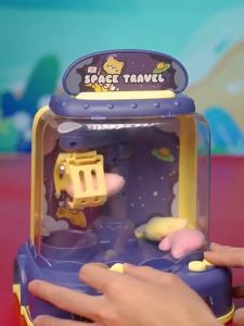 Mesin Capit Boneka Mini Mainan Anak Claw Game Doll Machine Toys