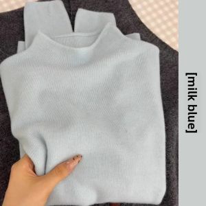 Gebaifu | Slim Turtleneck Soft Sweater